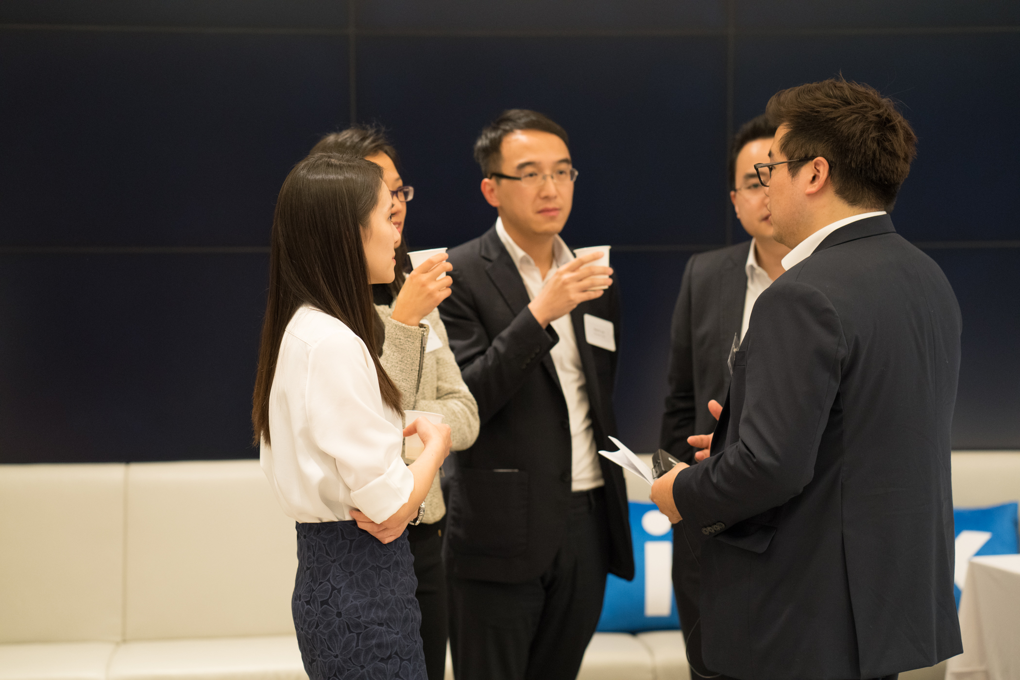 Panelists for the discussion with Star Anise's Michael Kwan